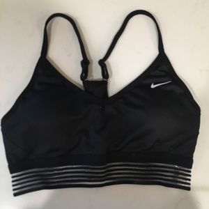 Black Nike sports bra